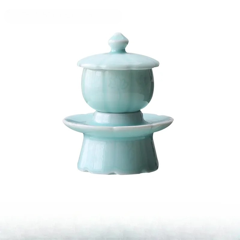Celadon Ceramic Cup - Celadon with Holy Water Cup Ceramic