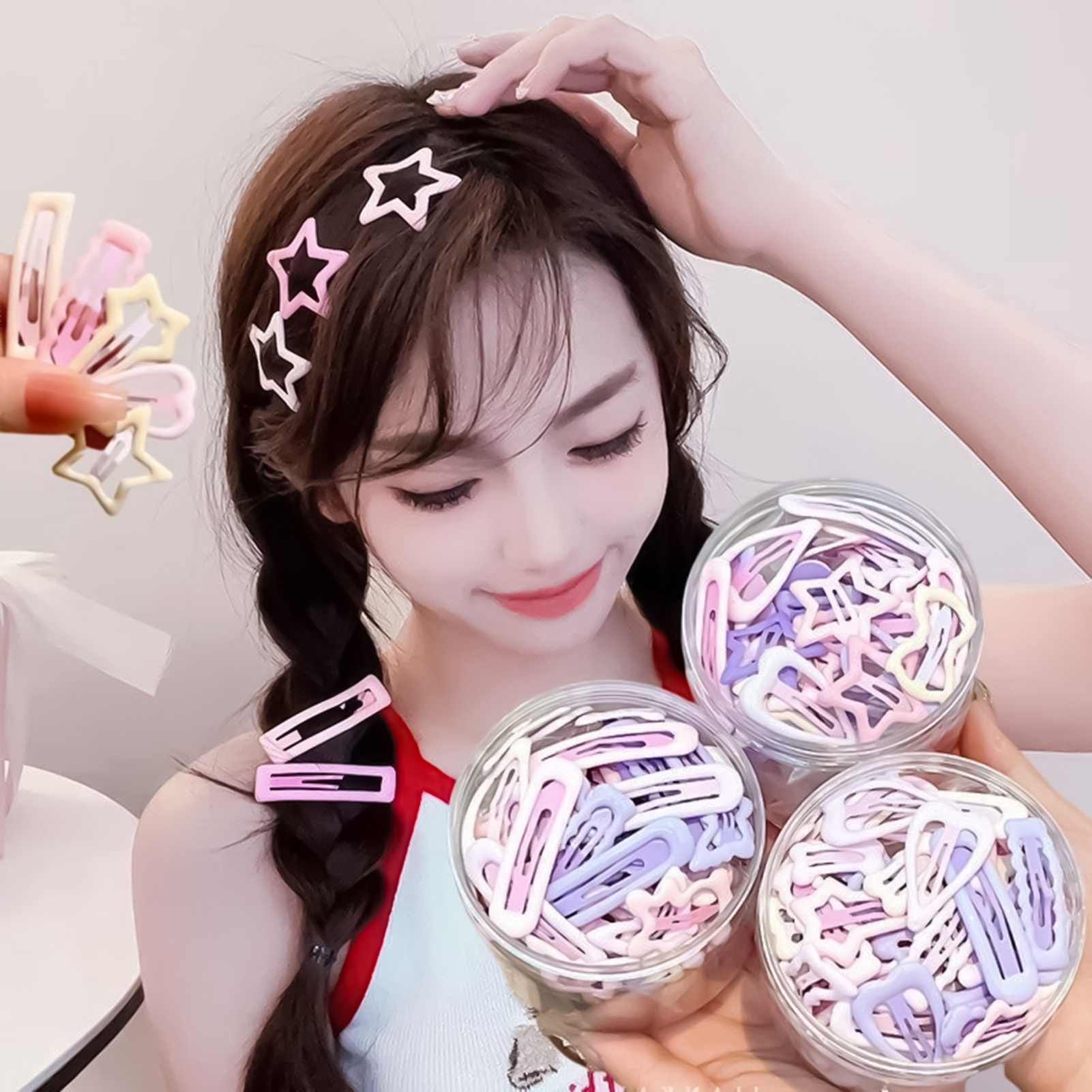 Lifestyle Of Korean - 3PCS Sweet Style Headwear Pins All