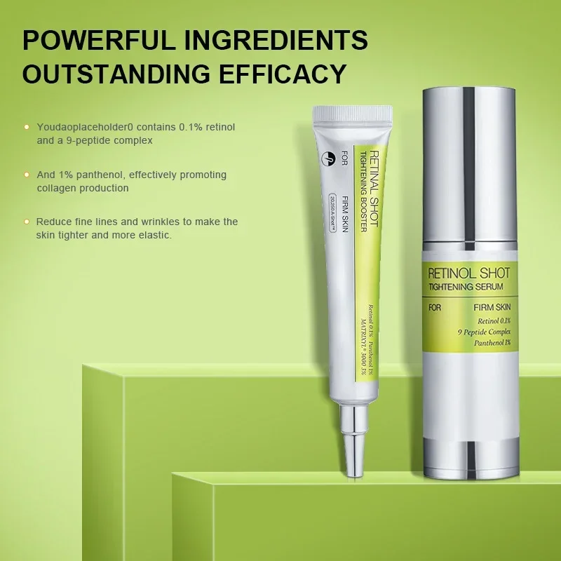 Retinol Peptide Eye Serum Set  - Korean Skincare Routine review and price