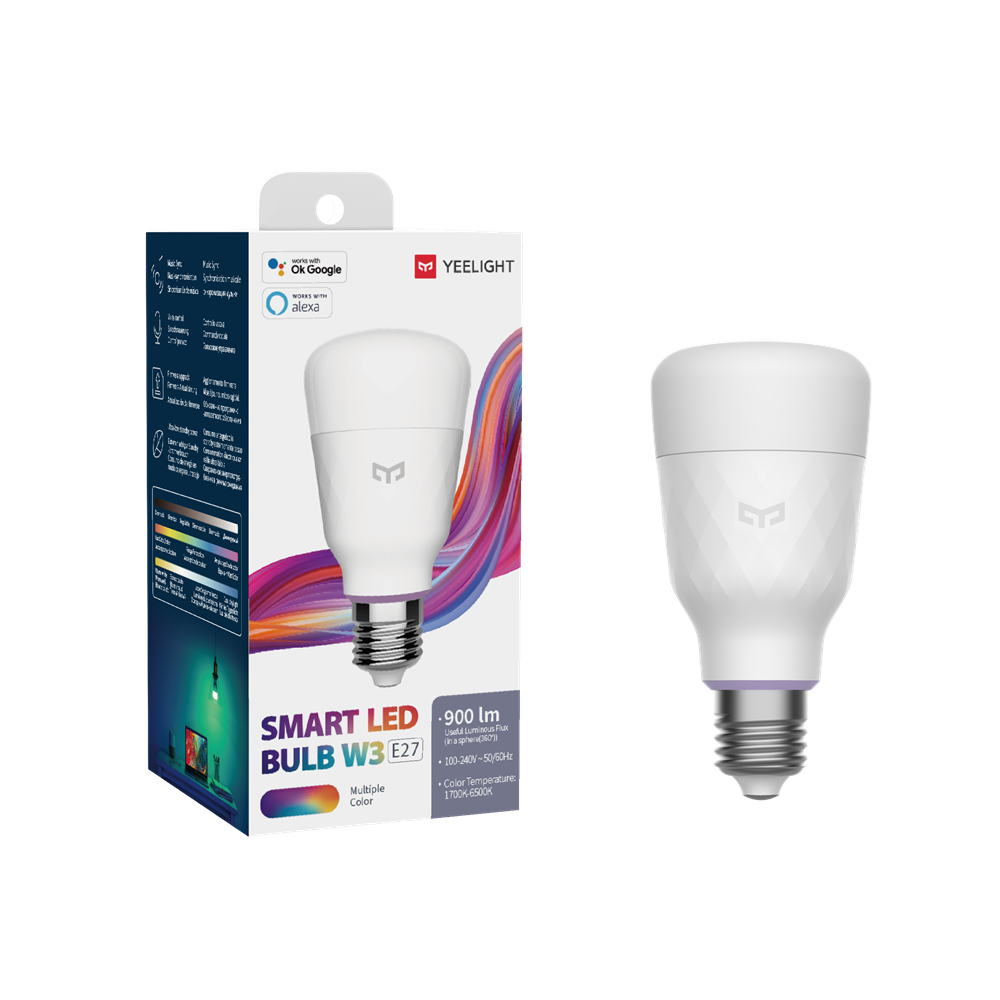 Yeelight Smart LED Bulb W3 Col - Yeelight Light Smart Bulb review and price