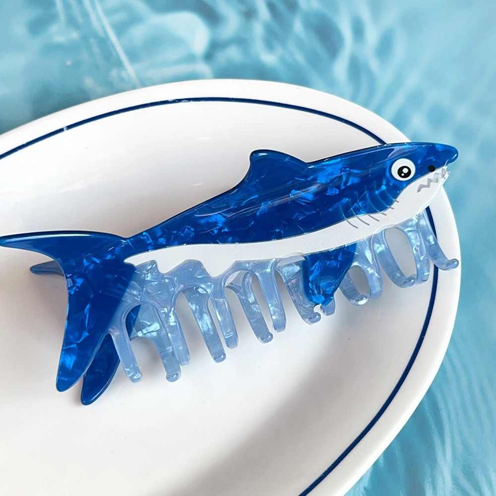 Hairpin Ocean Animal Hair Claw - Lifestyle Of Korean review and price