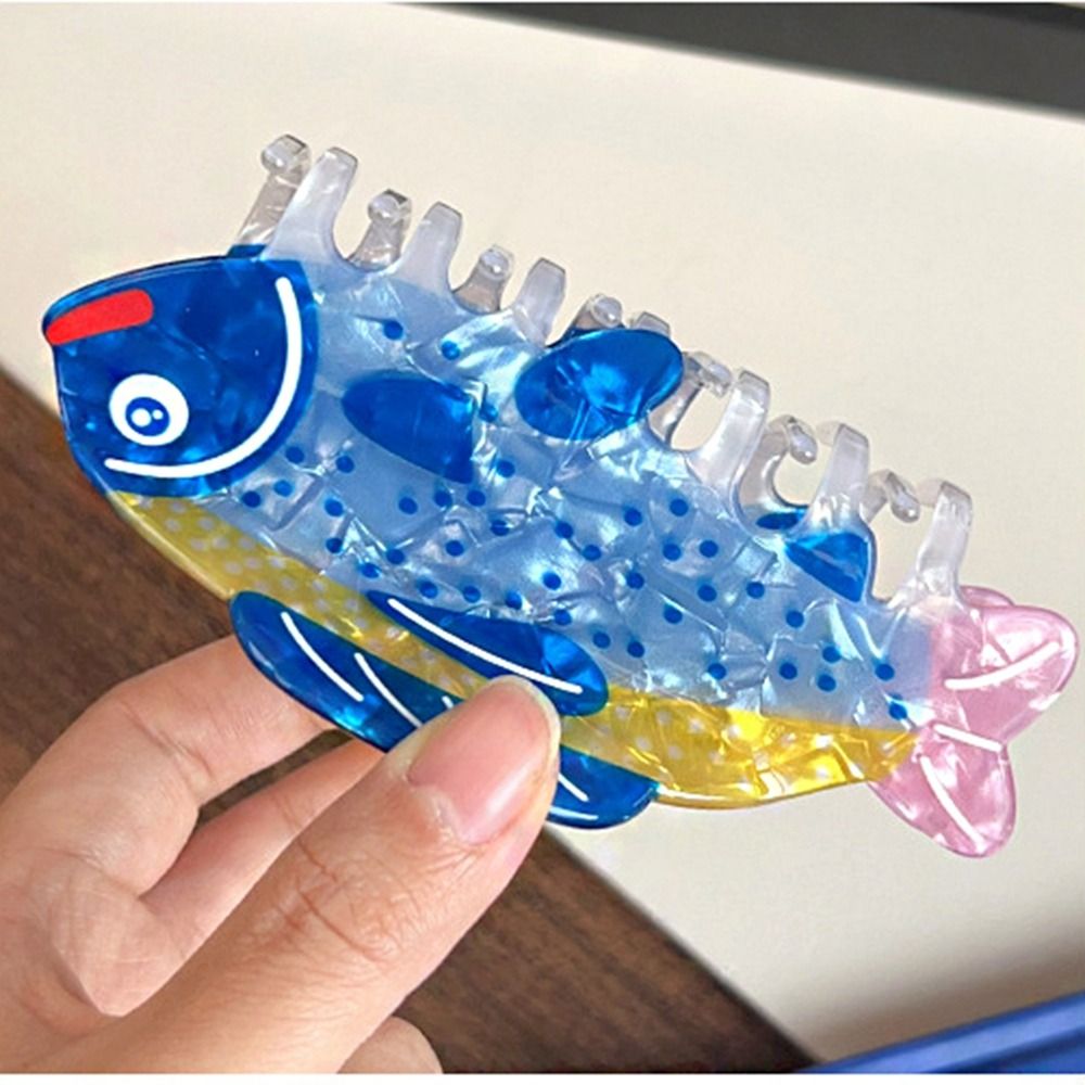 Hairpin Ocean Animal Hair Claw - Lifestyle Of Korean review and price