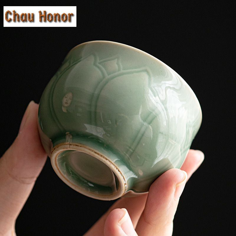 65ml Retro Celadon Sample Tea  - Celadon Ceramic Cup review and price