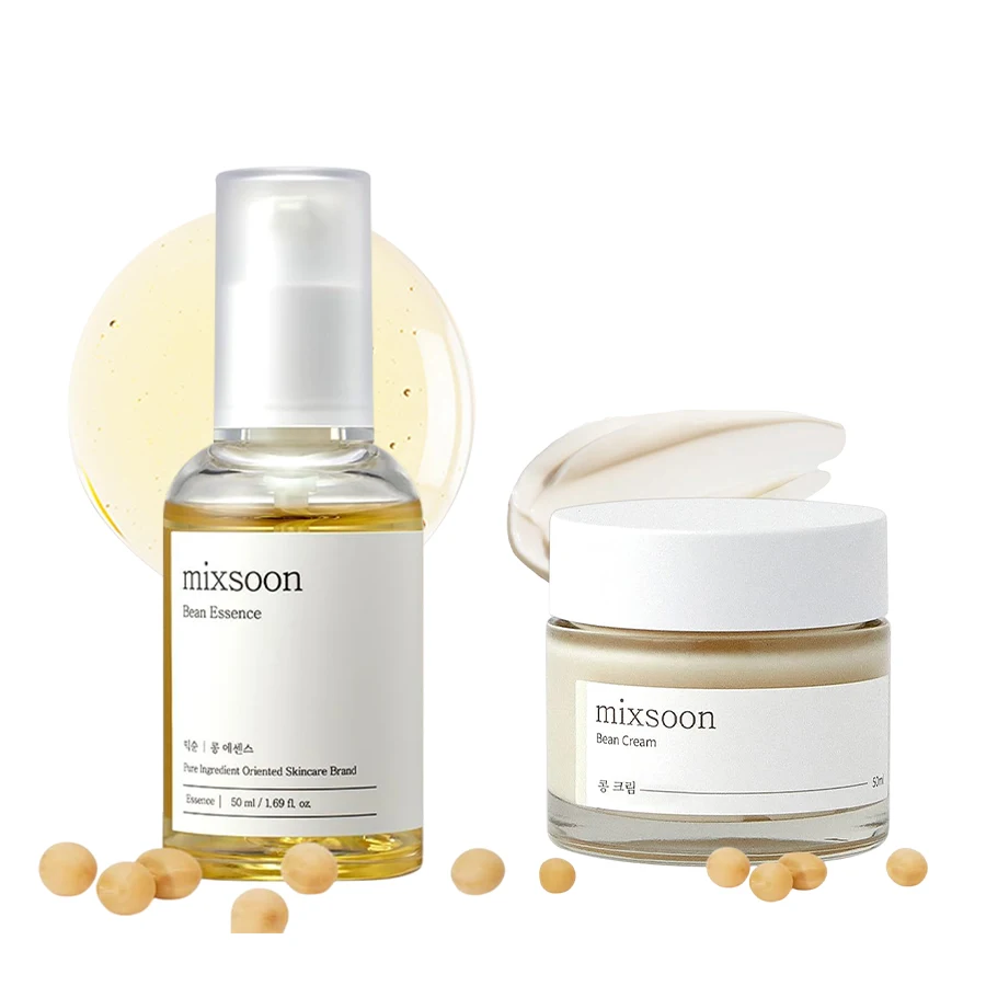 Mixsoon Bean Essence Cream Duo - Korean Skincare Routine review and price