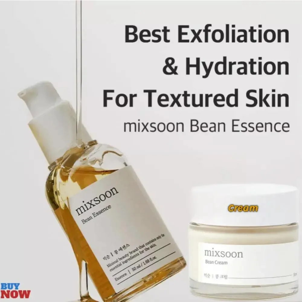 Mixsoon Bean Essence Cream Duo - Korean Skincare Routine review and price
